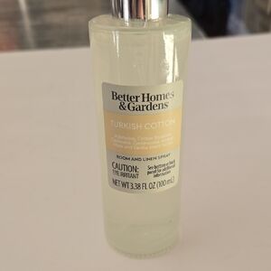 Better Homes And Gardens Turkish Cotton Room and Linen Spray 3.38 oz NEW